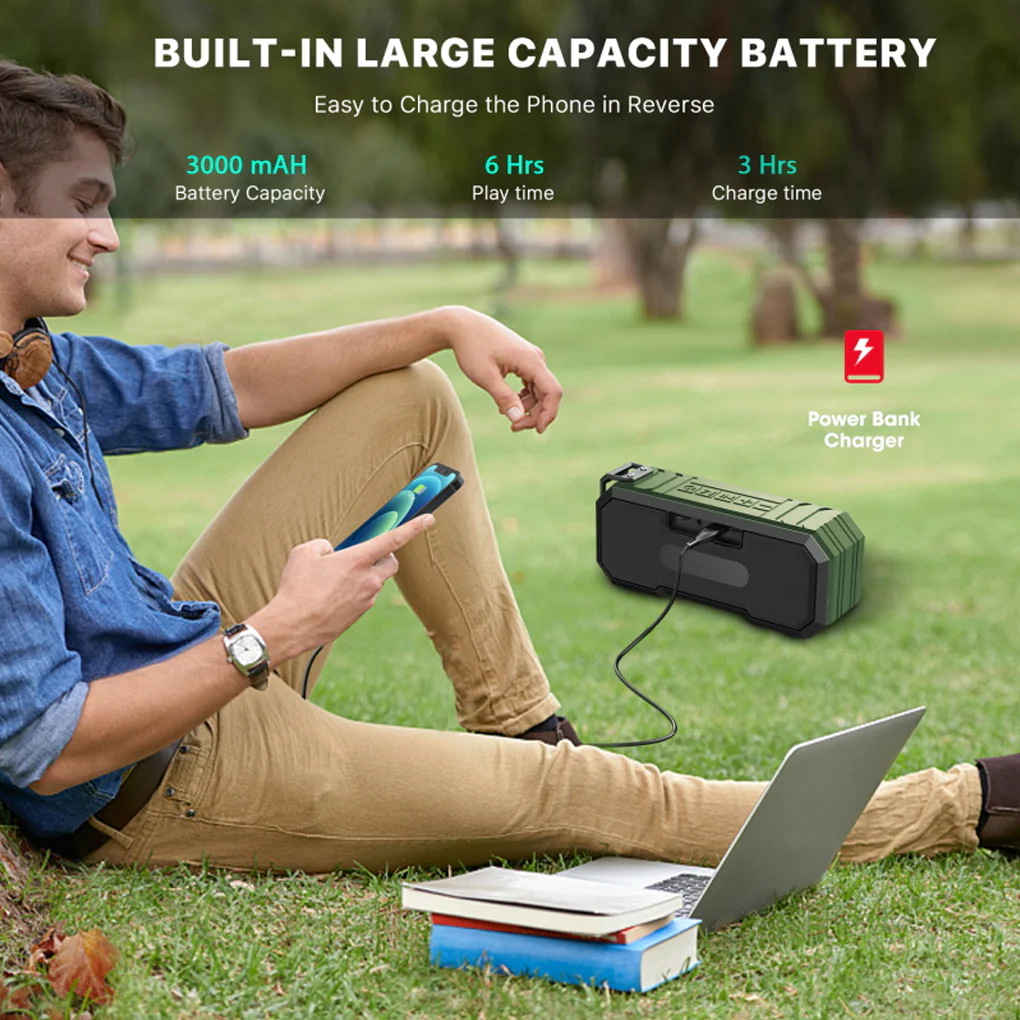 Outback Waterproof Bluetooth Speaker - Image 7